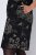 Ulla Popken 844739 Kleid mit 3/4-Ärmeln Schwarz - Midikleider - Midikleider für Damen in großen Größen