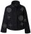 Ulla Popken 844839 Kurze Jacke mit Schneeflocken-Stickerei Dunkelblau - Jacken - Damenjacken in großen Größen