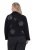 Ulla Popken 844839 Kurze Jacke mit Schneeflocken-Stickerei Dunkelblau - Jacken - Damenjacken in großen Größen