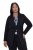 Ulla Popken 844842 Jerseyblazer Schwarz - Blazer - Blazer in großen Größen für Damen