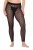 Ulla Popken 844970 Gemusterte Strumpfleggings Schwarz - Strumpfhosen & Socken - 