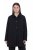 Ulla Popken 845026 Hemdjacke mit Zebrastruktur Schwarz - Jacken - Damenjacken in großen Größen
