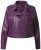 Ulla Popken 845121 Bikerjacke aus Lederimitat Pflaume - Jacken - Damenjacken in großen Größen