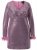 Ulla Popken 845145 Paillettenkleid mit V-Ausschnitt Rosa - Abendkleider - Abendkleider in großen Größen