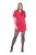 Ulla Popken 845148 Geblümtes Bodycon-Kleid Magenta - Kleider - Kleider für alle Größen