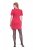 Ulla Popken 845148 Geblümtes Bodycon-Kleid Magenta - Kleider - Kleider für alle Größen