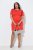 Ulla Popken 845150 Kurzärmliges Bodycon-Kleid Rot - Kleider - Kleider für alle Größen