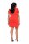 Ulla Popken 845150 Kurzärmliges Bodycon-Kleid Rot - Kleider - Kleider für alle Größen
