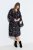 Ulla Popken 845287 Gemustertes Midikleid Schwarz - Midikleider - Midikleider für Damen in großen Größen