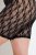 Ulla Popken 845290 Geblümte Anti-Scheuer-Radler mit Spitze Schwarz - Anti-Scheuer-Radler - 