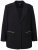 Ulla Popken 845336 Oversize-Stretchblazer mit zwei Knöpfen Schwarz - Blazer - Blazer in großen Größen für Damen