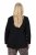Ulla Popken 845336 Oversize-Stretchblazer mit zwei Knöpfen Schwarz - Blazer - Blazer in großen Größen für Damen