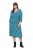 Ulla Popken 845360 Gemustertes Midikleid Hellblau - Midikleider - Midikleider für Damen in großen Größen