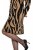Ulla Popken 845378 Strickkleid mit Animal-Print Beige - Abendkleider - Abendkleider in großen Größen