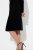 Ulla Popken 845573 Langärmliges Samtkleid Schwarz - Abendkleider - Abendkleider in großen Größen