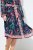 Ulla Popken 845649 Geblümtes Chiffonkleid Dunkelblau - Midikleider - Midikleider für Damen in großen Größen