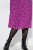 Ulla Popken 845825 Geblümtes Midikleid mit V-Ausschnitt Flieder - Midikleider - Midikleider für Damen in großen Größen