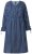 Ulla Popken 845863 Gestreiftes Kleid mit V-Ausschnitt Dunkelblau - Kleider - Kleider für alle Größen