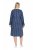 Ulla Popken 845863 Gestreiftes Kleid mit V-Ausschnitt Dunkelblau - Kleider - Kleider für alle Größen