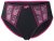 Ulla Popken 845885 Geblümte Slips mit Spitze Rosa - Slips - 