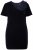 Ulla Popken 846051 Kurzärmliges Samtkleid Dunkelblau - Abendkleider - Abendkleider in großen Größen