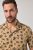 JP1880 Boxy Cuba Short Sleeve Shirt Camel - Herrenhemden - Herrenhemden in großen Größen
