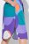 Ulla Popken 846351 Gemustertes Hemdblusenkleid Flieder - Midikleider - Midikleider für Damen in großen Größen