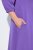 Ulla Popken 846373 Sweatkleid in A-Linie mit 3/4-Ärmeln Flieder - Kleider - Kleider für alle Größen