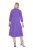 Ulla Popken 846373 Sweatkleid in A-Linie mit 3/4-Ärmeln Flieder - Kleider - Kleider für alle Größen