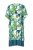 Ulla Popken 846493 Gemustertes Kleid Petrol - Kaftane - 