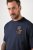 JP1880 846657 T-Shirt Bauchfit mit Badges Dunkelblau TALL - TALL T-shirts - T-Shirts Überlänge Herren