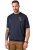 JP1880 846657 T-Shirt Bauchfit mit Badges Dunkelblau TALL - TALL T-shirts - T-Shirts Überlänge Herren