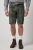 JP1880 846895 Bermudashorts aus Ziegenveloursleder Dunkeloliv - Herrenshorts - Herrenshorts in großen Größen