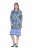 Ulla Popken 846952 Geblümtes Hemdblusenkleid Weiß - Midikleider - Midikleider für Damen in großen Größen
