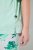 Ulla Popken 846971 Pyjama mit Muster Hellgrün - Pyjama/Loungewear - 