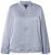 Ulla Popken 847191 Schimmernder Blouson mit College-Kragen Grau - Jacken - Damenjacken in großen Größen