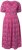 Ulla Popken 847409 Gemustertes Maxikleid Beerenrot - Maxikleider - Maxikleider in großen Größen