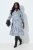 Ulla Popken 847643 Gestreiftes Jerseykleid Dunkelblau - Jerseykleider - 
