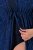 Ulla Popken 847654 Gemustertes Kleid Dunkelblau - Kaftane - 