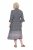 Ulla Popken 847798 Midikleid in A-Linie mit V-Ausschnitt Schwarz - Midikleider - Midikleider für Damen in großen Größen