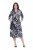 Ulla Popken 847972 Geblümtes Strickkleid Weiß - Strickkleider - 