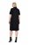 Ulla Popken 848105 Sweatkleid Schwarz - Kleider - Kleider für alle Größen