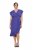 Ulla Popken 848120 Kleid mit Volants Flieder - Abendkleider - Abendkleider in großen Größen