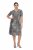 Ulla Popken 848137 Paillettenkleid mit Animal-Print Beige - Abendkleider - Abendkleider in großen Größen