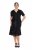 Ulla Popken 848140 Paillettenkleid Schwarz - Abendkleider - Abendkleider in großen Größen