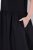 Ulla Popken 848305 Ärmelloses Midikleid mit V-Ausschnitt Schwarz - Midikleider - Midikleider für Damen in großen Größen