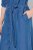 Ulla Popken 848491 Hemdblusenkleid Denimblau - Midikleider - Midikleider für Damen in großen Größen