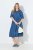 Ulla Popken 848491 Hemdblusenkleid Denimblau - Midikleider - Midikleider für Damen in großen Größen