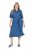 Ulla Popken 848491 Hemdblusenkleid Denimblau - Midikleider - Midikleider für Damen in großen Größen