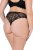 Ulla Popken 848522 Strings mit Spitze 3er-Pack Schwarz - Slips - 